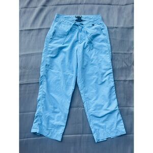 Women's REI UPF 50+ Blue Nylon Crops Size 2
